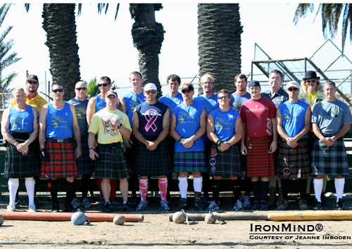No reason why you can’t combine the Highland Games with palm trees.  IronMind® | Jeanne Imboden photo.