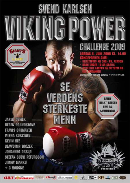 The Viking Power Challenge - it’s a World’s Strongest Man qualifier.  IronMind® | Artwork courtesy of Svend  Karlsen/Viking Power Productions.