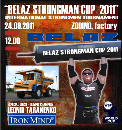 Olympic weightlifting champion Leonid Tarenenko will be a special guest at the WSF–World Cup strongman contest coming up in Zodino, Belarus.  IronMind® | Courtesy of WSF–World Cup.