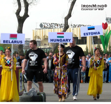 WSF World Cup strongman was in Tashkent, Uzbekistan in 2011 and will be returning later this month for the 2012 edition.  IronMind® | Courtesy of WSF World Cup.