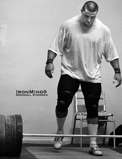 Guess who’s coming to eat your lunch?  Say hello to Yani Marchokov (aka Jaber Saeed Salem).  IronMind® | Randall J. Strossen photo.