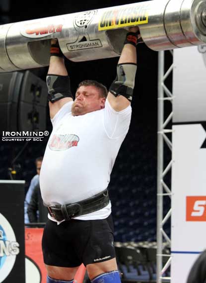 Zydrunas Savickas won both SCL Lithuania and the Log Lift World Championships this weekend.  IronMind® | Photo courtesy of SCL.