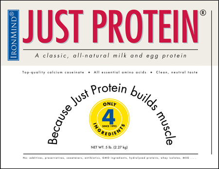 Just Protein, buidling might and muscle since 1993