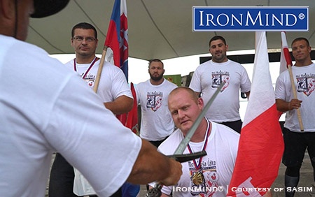 Polish strongman Rafal Kobylarz dominated the competition at the Trencin Castle. IronMind® | Photo courtesy of SASIM