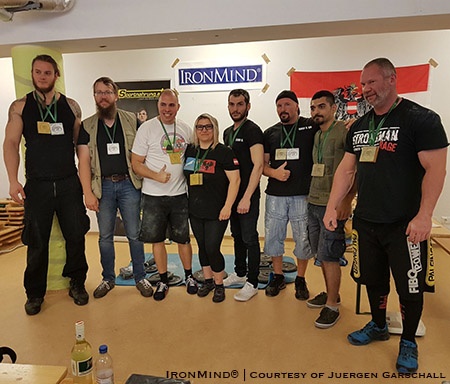 austrian armlifting championships 2018 Here’s the group photo from the 2018 Austrian Strict Curl and Armlifting Championships. IronMind® | Courtesy of Juergen Garschall