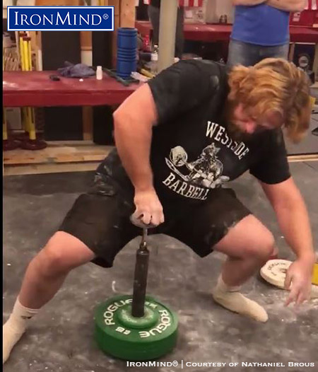 John McCarter Breaks IronMind Hub World Record