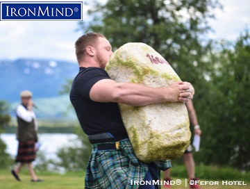 nathan goltry ihgf fefor 2018 Nathan Goltry (USA) might have come into the 2018 IHGF Stones of Strength World Challenge in Fefor, Norway as a dark horse, but he left as the champion. IronMind® | ©Fefor Hotel photo