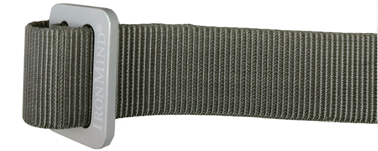 Z1500 IronMind Belt: Olive/Satin Aluminum