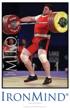 Georgian superstar of weightlifting Lasha Talakhadze doing a 212-kg snatch like a hot knife cutting through butter.