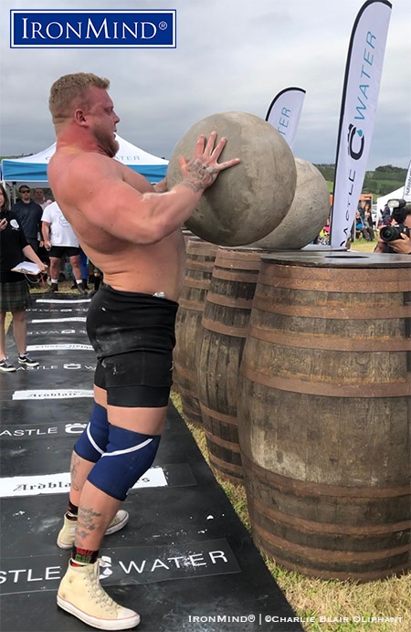 Tom Stoltman IHGF Scottish Stone finals Tom Stoltman won the men’s title at the 2019 IHGF Scottish Stones of Strength finals, gaining himself a berth at the 2020 IHGF Stones of Strength World Challenge in Fefor, Norway. IronMind® | Charlie Blair Oliphant photo